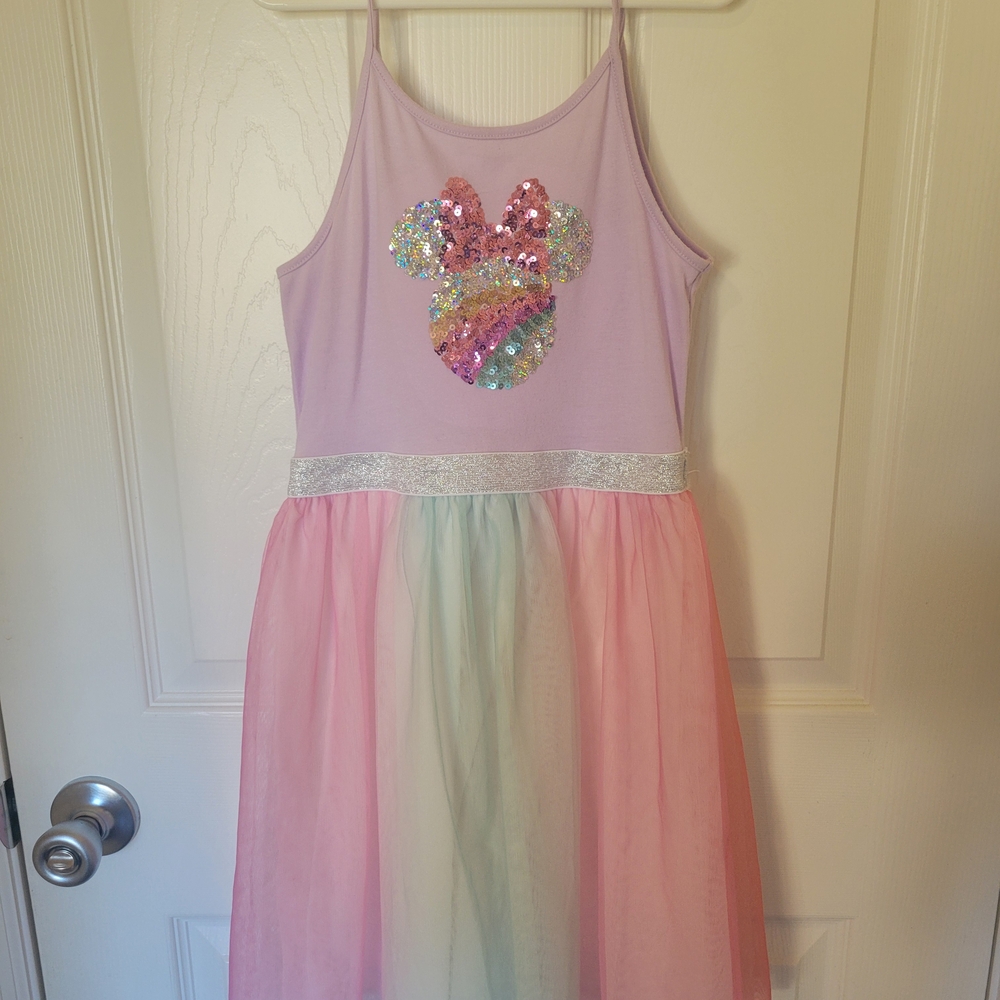 Sequin Rainbow Dress with Mouse Ears